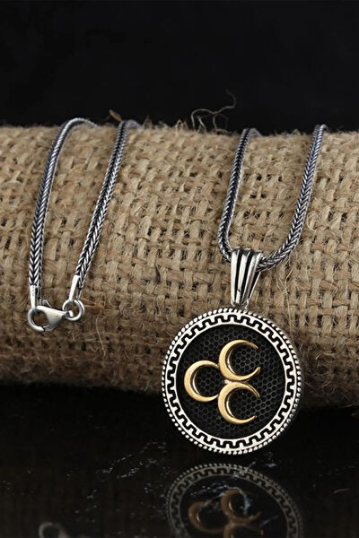 OSMANLI GÜMÜŞ Kolye, Zincir, Künye