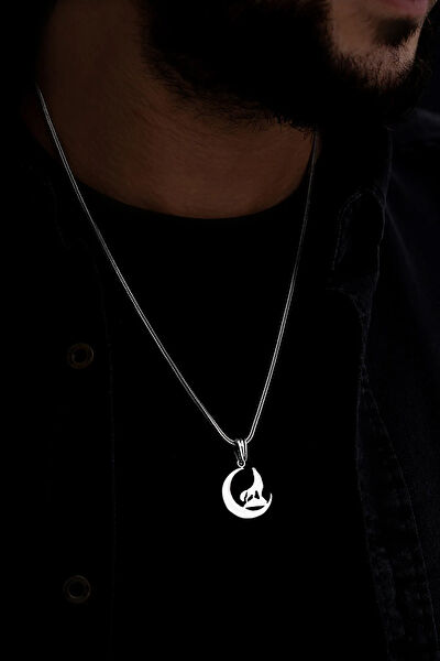 OSMANLI GÜMÜŞ Kolye, Zincir, Künye