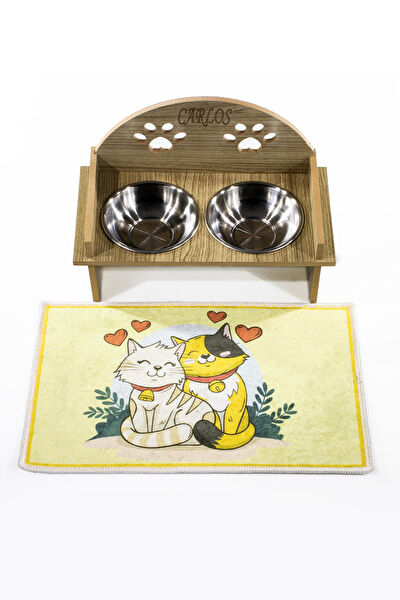 GOBYPET Kedi Mama ve Su Kapları