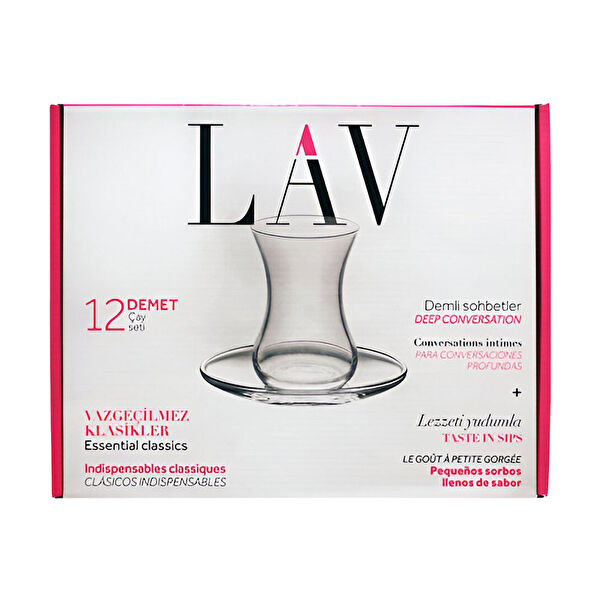 Lav Çay Bardağı, Tabağı, Takımı