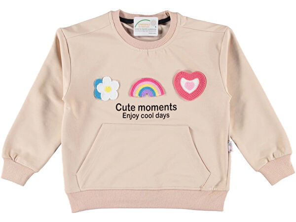 PEMBE LİFE Kız Çocuk Sweatshirt