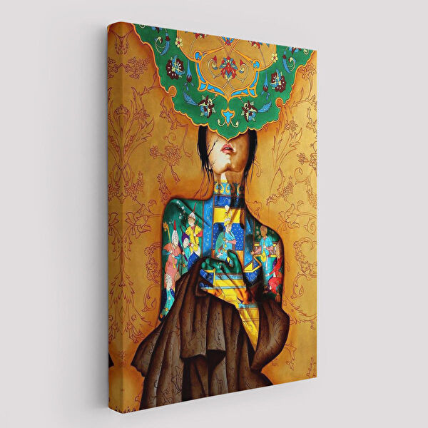 Harita Sepeti Kanvas Tablo