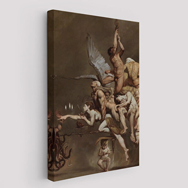 Harita Sepeti Kanvas Tablo