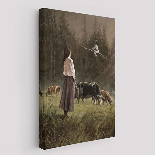 Harita Sepeti Kanvas Tablo