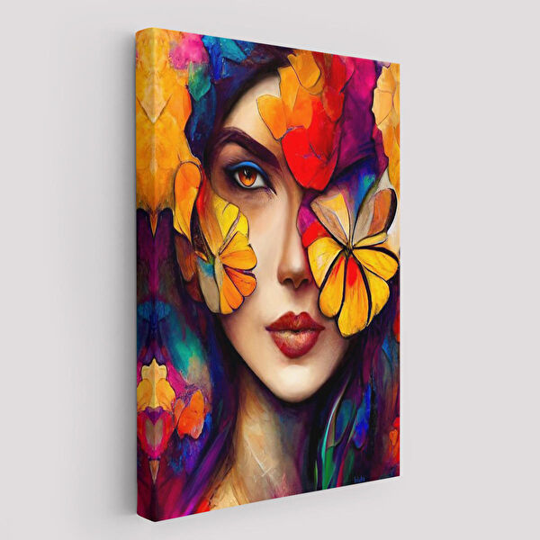 Harita Sepeti Kanvas Tablo