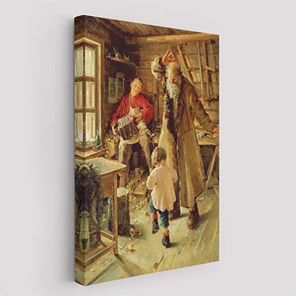 Harita Sepeti Kanvas Tablo