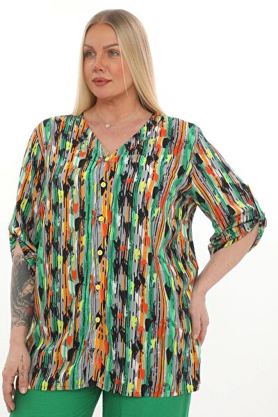 Lady Majestic Büyük Beden Gömlek