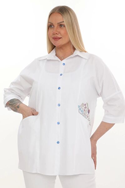 Lady Majestic Büyük Beden Gömlek