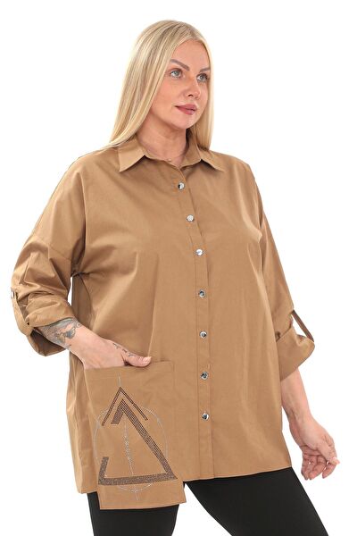 Lady Majestic Büyük Beden Gömlek