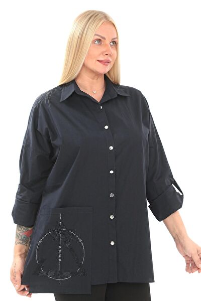 Lady Majestic Büyük Beden Gömlek