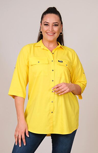 Lady Majestic Büyük Beden Gömlek