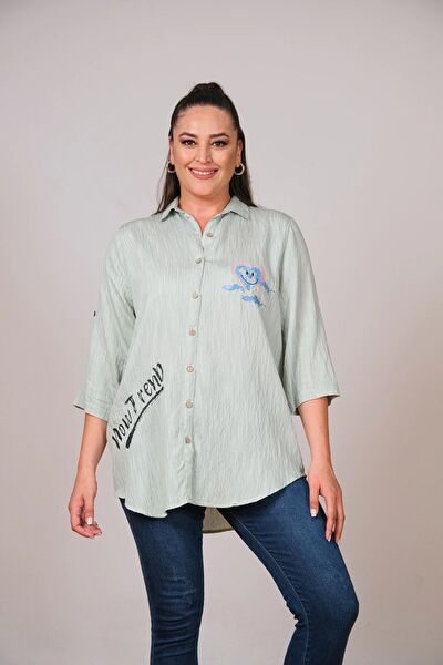 Lady Majestic Büyük Beden Gömlek