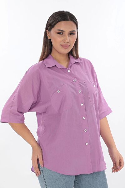 Lady Majestic Büyük Beden Gömlek