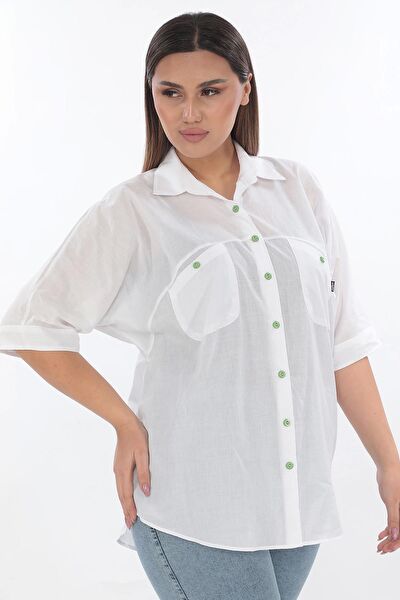 Lady Majestic Büyük Beden Gömlek