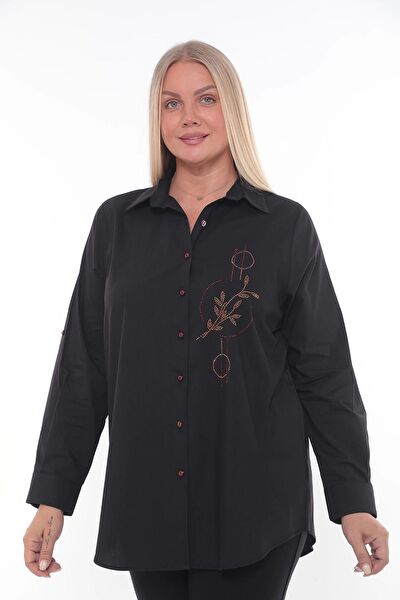 Lady Majestic Büyük Beden Gömlek