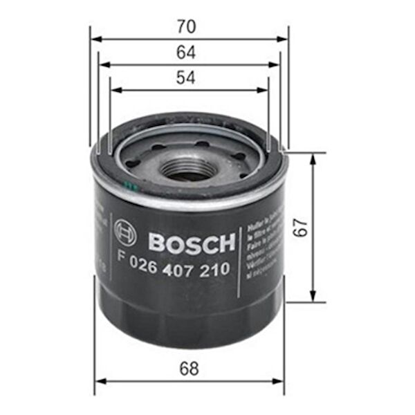 Bosch Yağ Filtreleri