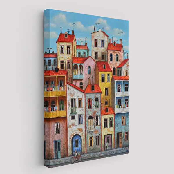 Harita Sepeti Kanvas Tablo