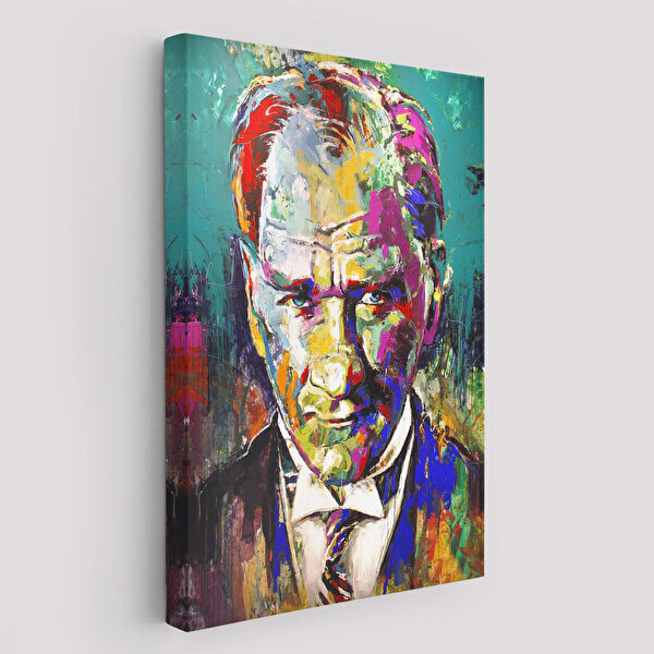 Harita Sepeti Kanvas Tablo