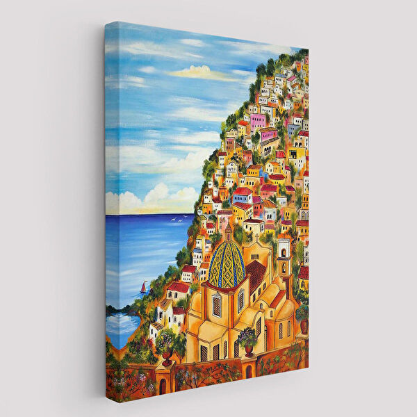 Harita Sepeti Kanvas Tablo