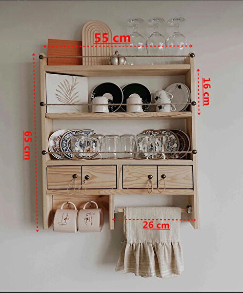 Narım Mutfak Rafı, Terek