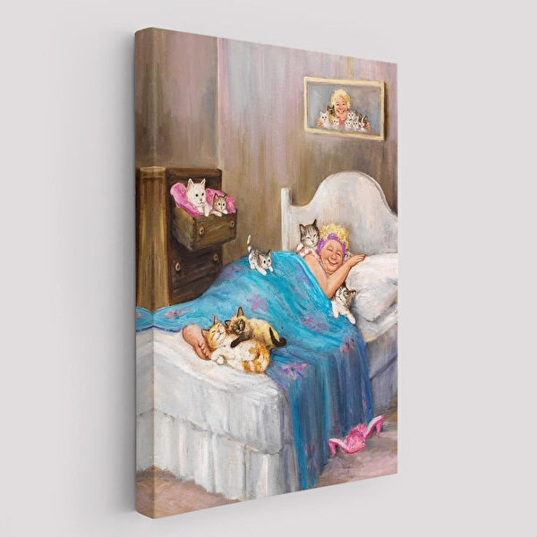 Harita Sepeti Kanvas Tablo