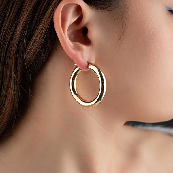 Bayar Gold Altın Küpe