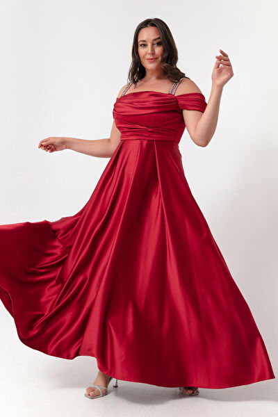 Lafaba Büyük Beden Abiye Elbise