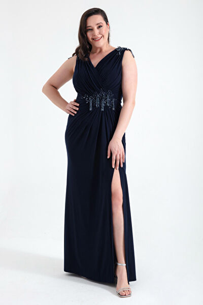 Lafaba Büyük Beden Abiye Elbise