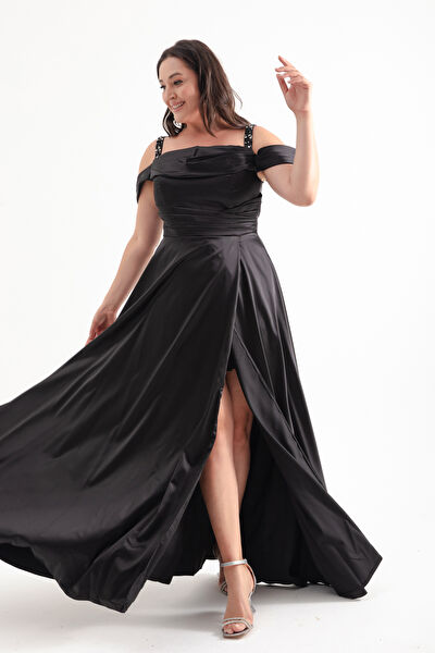 Lafaba Büyük Beden Abiye Elbise