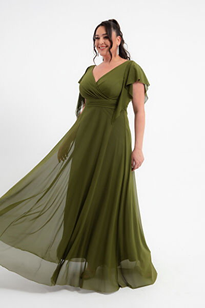 Lafaba Büyük Beden Abiye Elbise