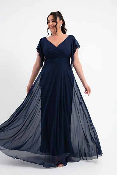 Lafaba Büyük Beden Abiye Elbise