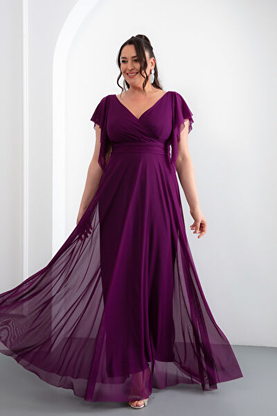 Lafaba Büyük Beden Abiye Elbise