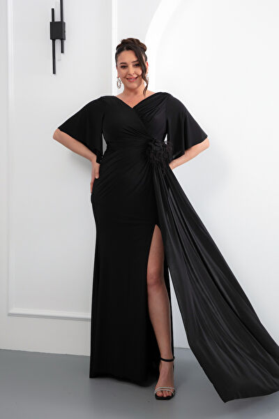 Lafaba Büyük Beden Abiye Elbise