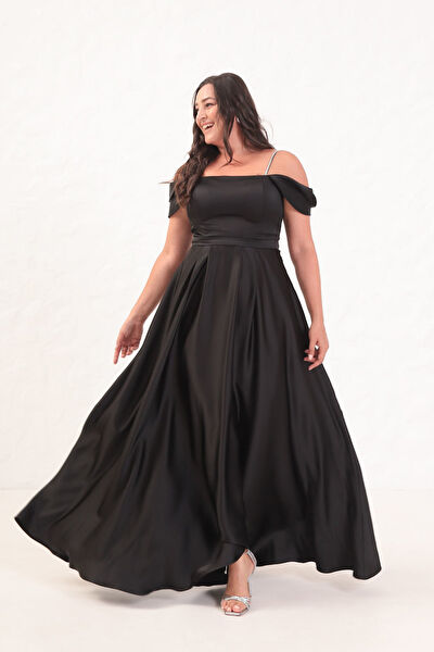 Lafaba Büyük Beden Abiye Elbise