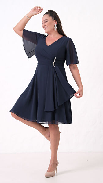 Lafaba Büyük Beden Abiye Elbise