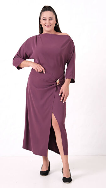 Lafaba Büyük Beden Günlük Elbise