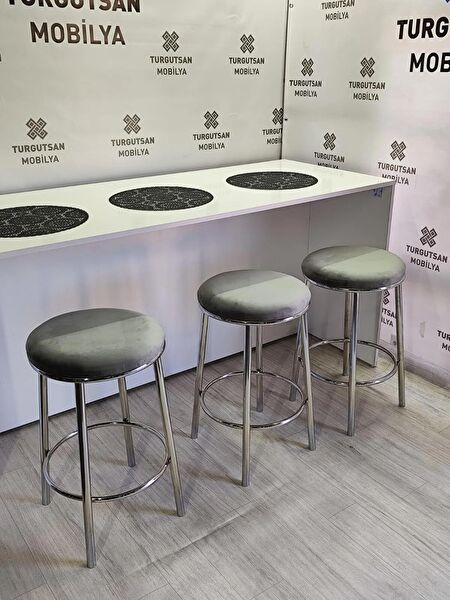 TURGUTSAN MOBİLYA Mutfak Sandalyesi, Tabure