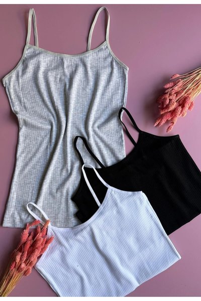 VicTroy Kadın Atlet, Body, Fanila