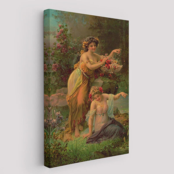 Harita Sepeti Kanvas Tablo