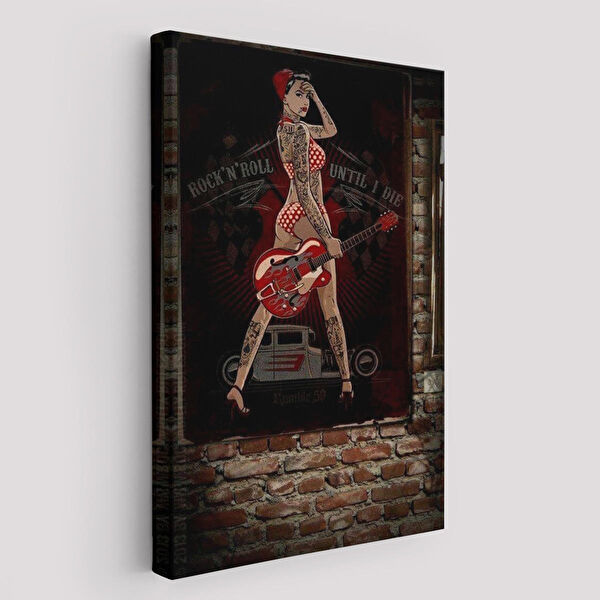 Harita Sepeti Kanvas Tablo