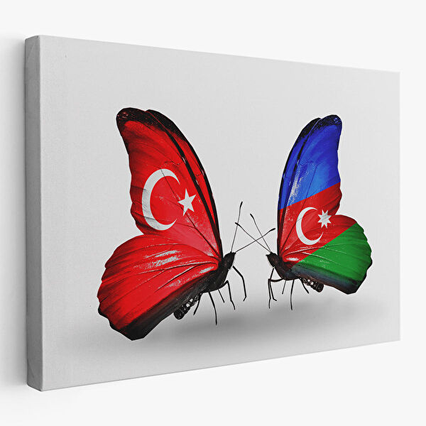 Harita Sepeti Kanvas Tablo