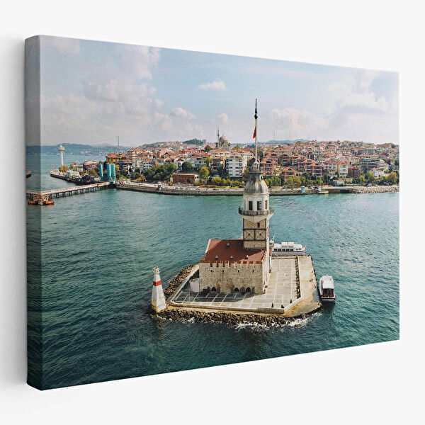 Harita Sepeti Kanvas Tablo