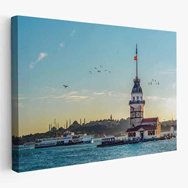 Harita Sepeti Kanvas Tablo