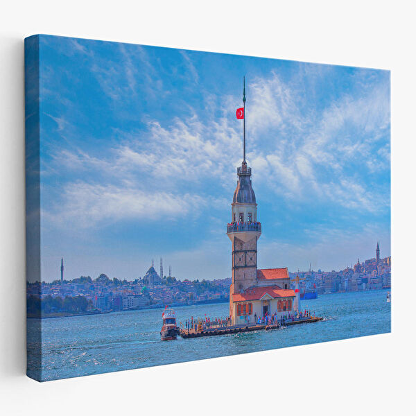 Harita Sepeti Kanvas Tablo