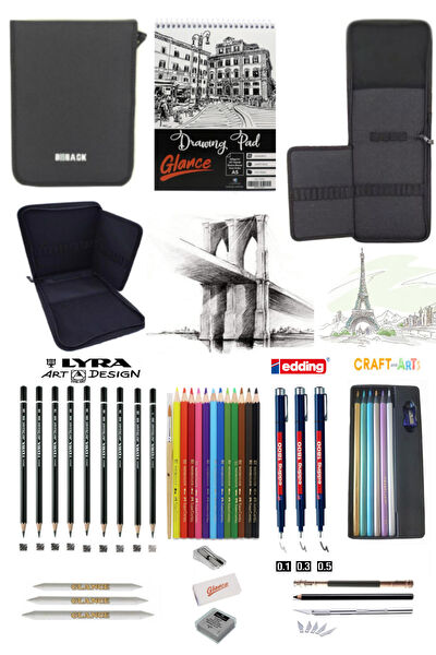 Glance Resim Defteri, Kağıtları