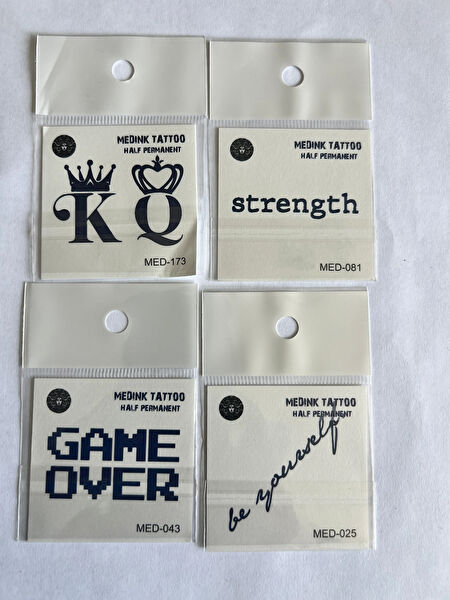 Airbrush Tattoo Geçici Dövme, Şablonları