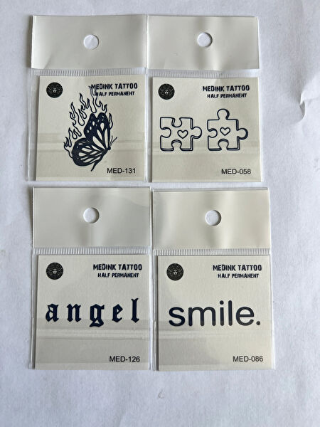 Airbrush Tattoo Geçici Dövme, Şablonları