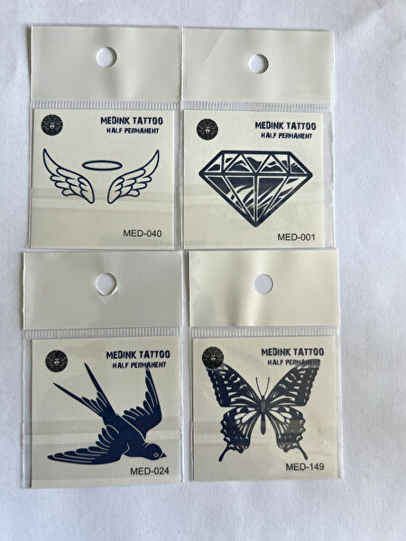 Airbrush Tattoo Geçici Dövme, Şablonları