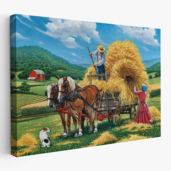 Harita Sepeti Kanvas Tablo