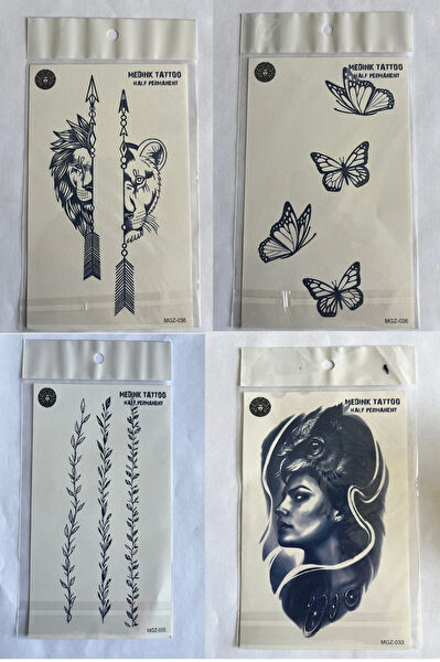 Airbrush Tattoo Geçici Dövme, Şablonları